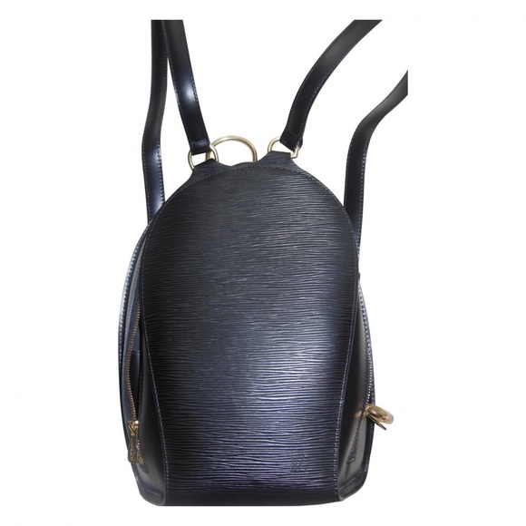 LOUIS VUITTION BLACK LEATHER EPI MABALLION BP - Picture 5 of 5